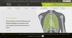Desktop Screenshot of limepersonalinjury.co.uk