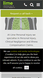 Mobile Screenshot of limepersonalinjury.co.uk